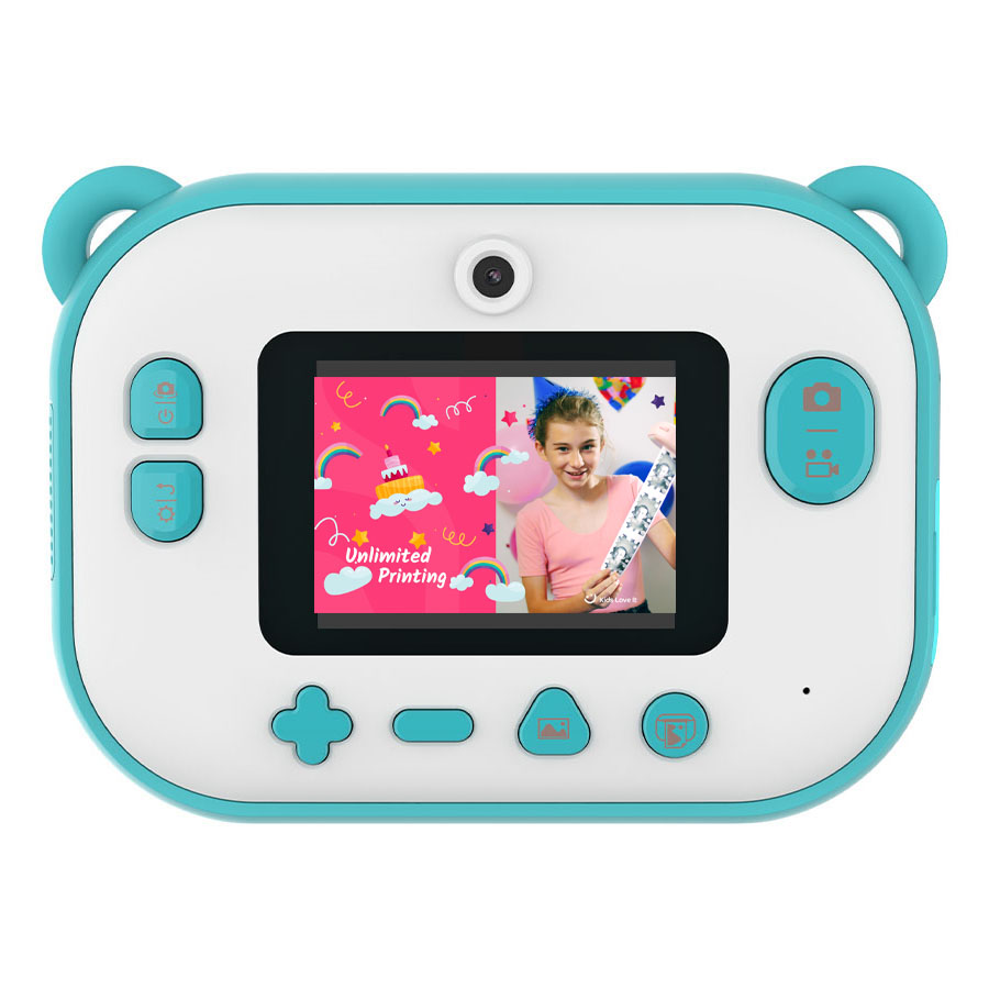 myFirst Camera Insta 2 Blue - best instant print camera for kids with selfie lens